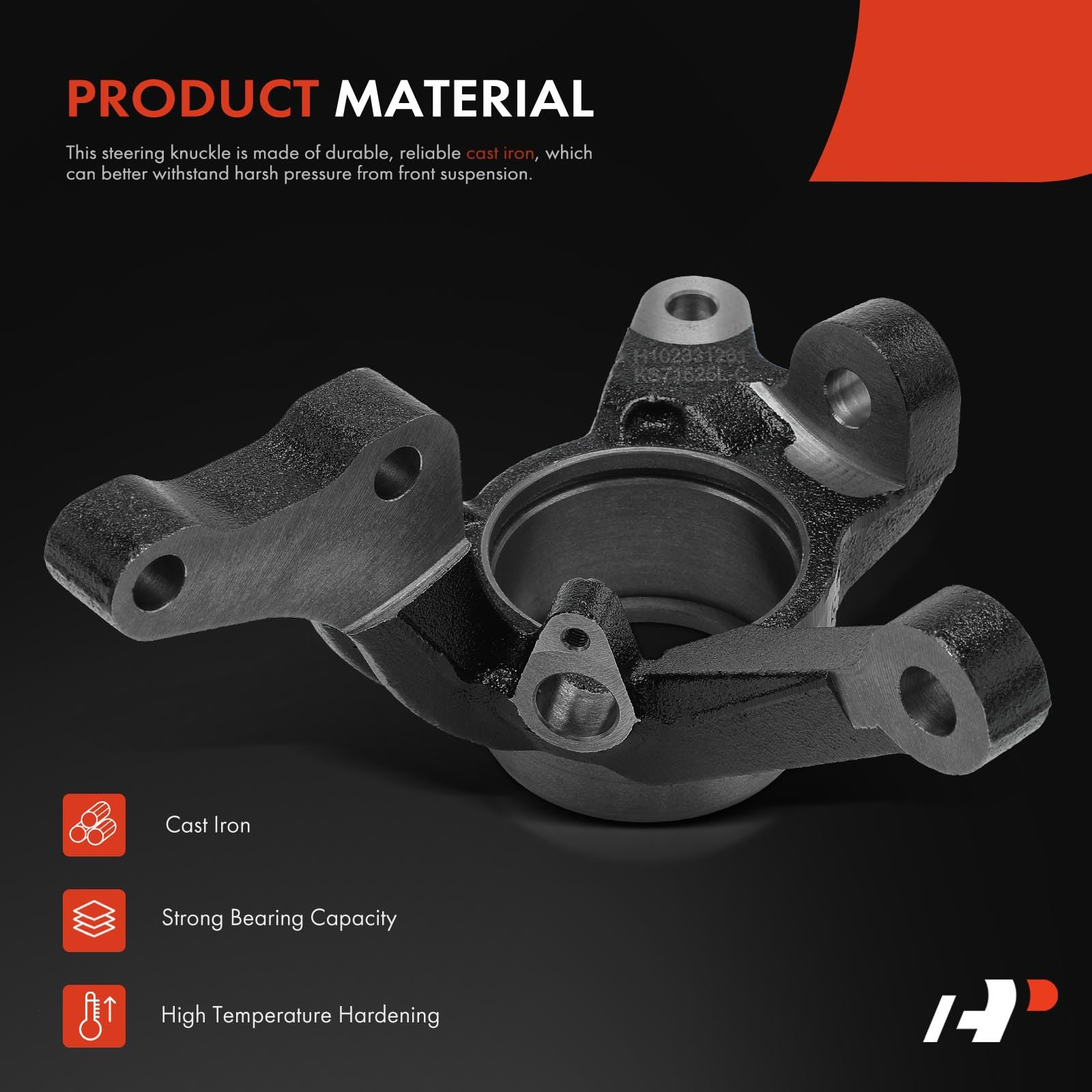 Rear Knuckle Assembly Volant Pc A-Premium Front Suspension